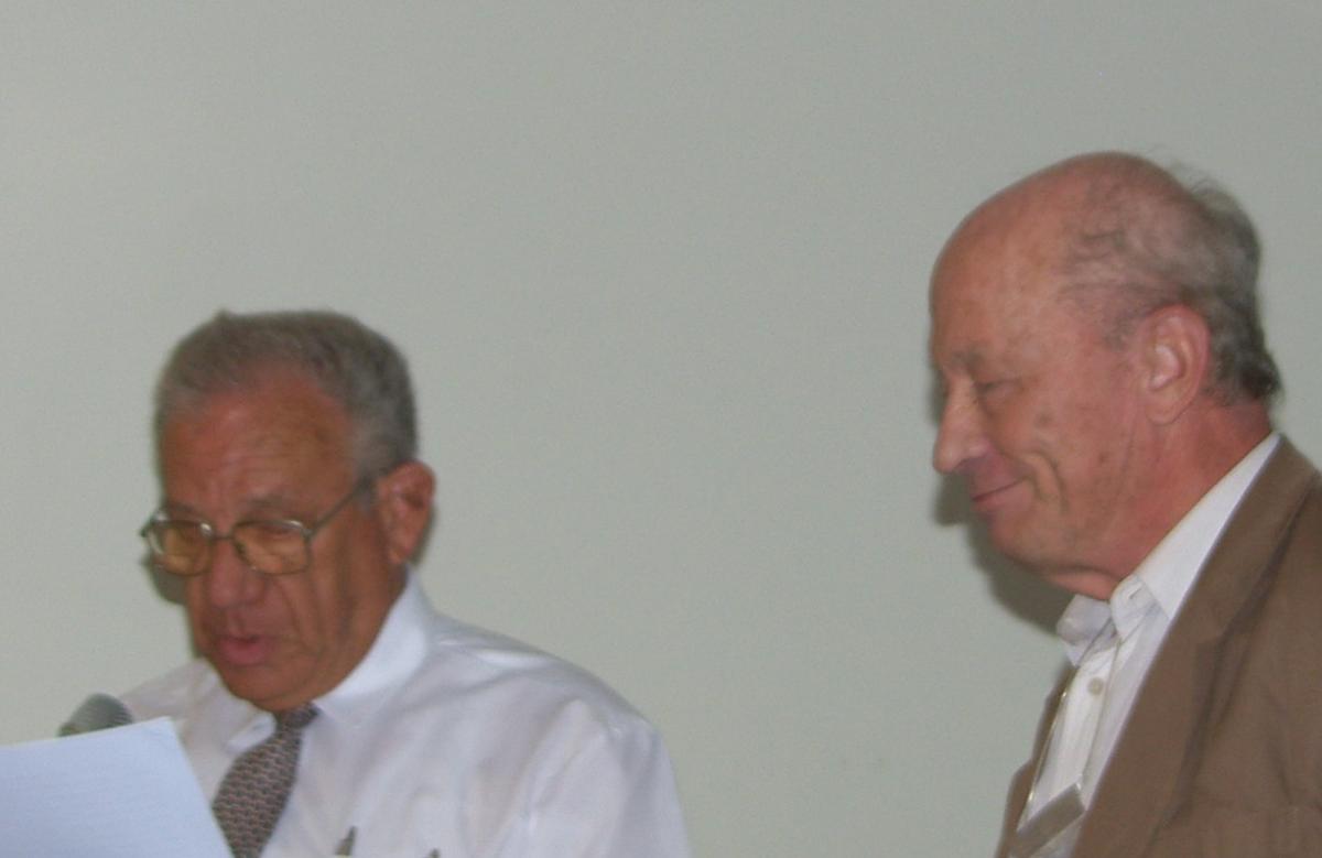 Moshe Narkis (left) and Dusan Berek (right)